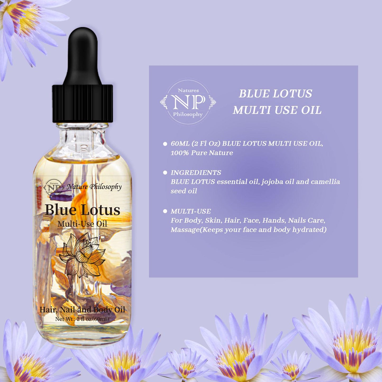 Natures Philosophy Flora Multi-Use Oil Set (60ml*3)