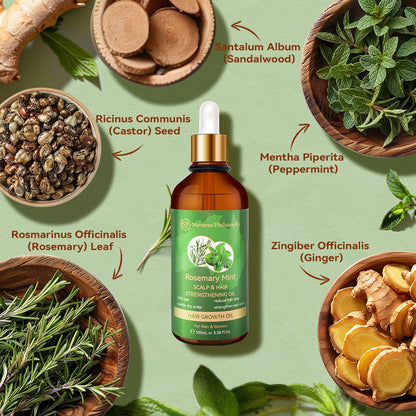 [BAZZAR 2025 Recommnended] Rosemary & Mint Hair Growth Oil