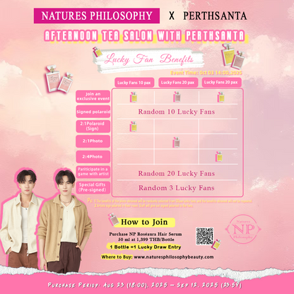 🌟 BUY 3 and ENJOY FREE SHIPPING! Roséaura Hair Serum × PERTH SANTA — Lucky Fans 2025 Exclusive Event!